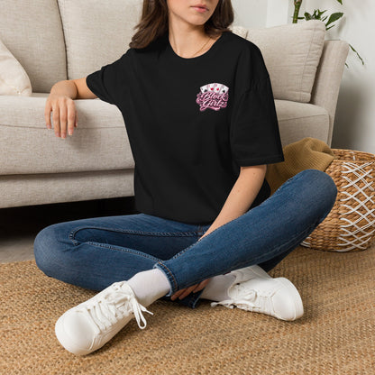 Block Girlz T‑Shirt – Poker Aces Graphic Tee for Card Players & Casino Fans
