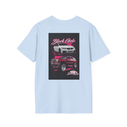 Block Girlz T‑Shirt – Poker Aces Graphic Tee for Card Players & Casino Fans