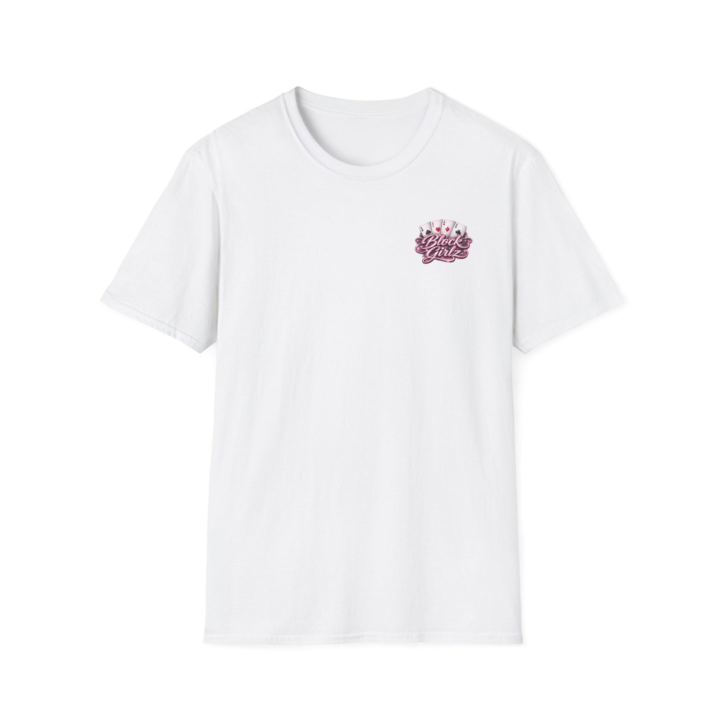 T-Shirt — 'Block Girlz' Pink Cheer Graphic Tee