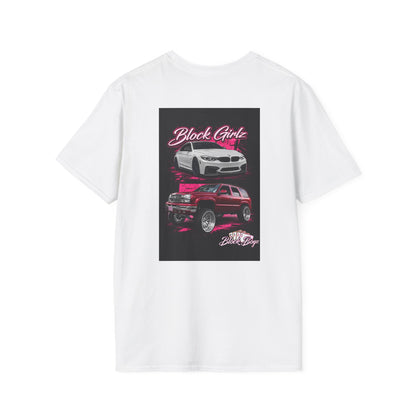 Block Girlz T‑Shirt – Poker Aces Graphic Tee for Card Players & Casino Fans