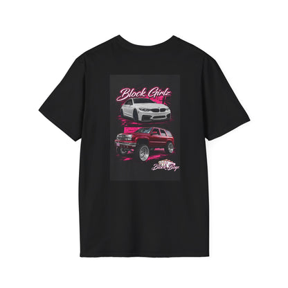 Block Girlz T‑Shirt – Poker Aces Graphic Tee for Card Players & Casino Fans