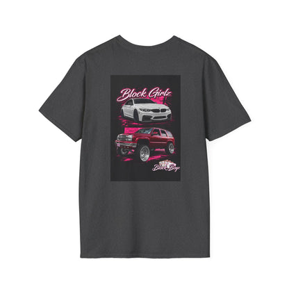 Block Girlz T‑Shirt – Poker Aces Graphic Tee for Card Players & Casino Fans
